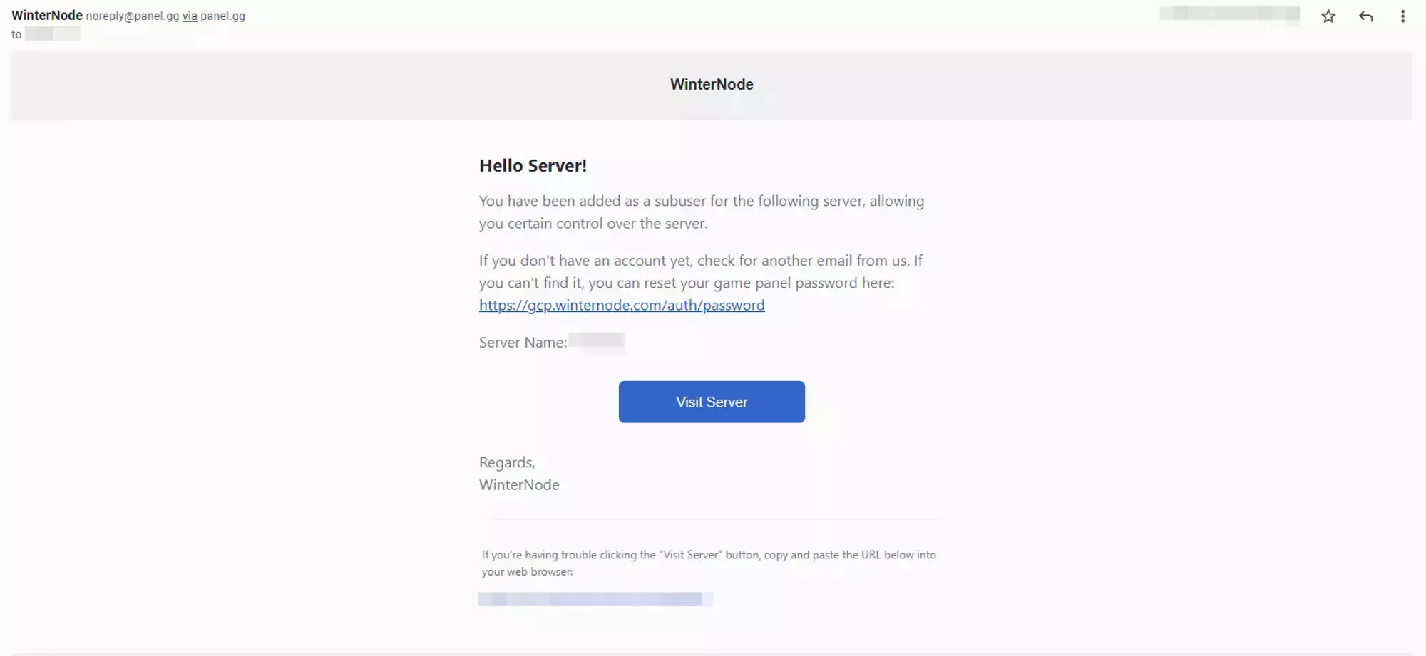 You've been added to a server!